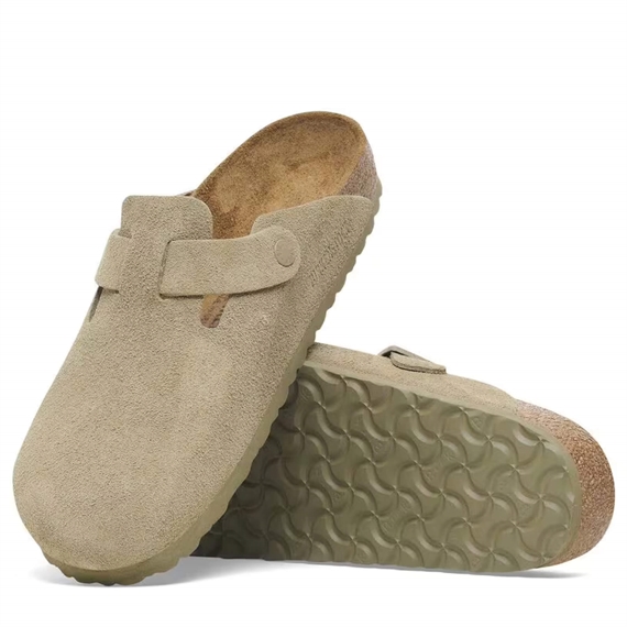 Birkenstock Boston BS Clogs, Faded Khaki